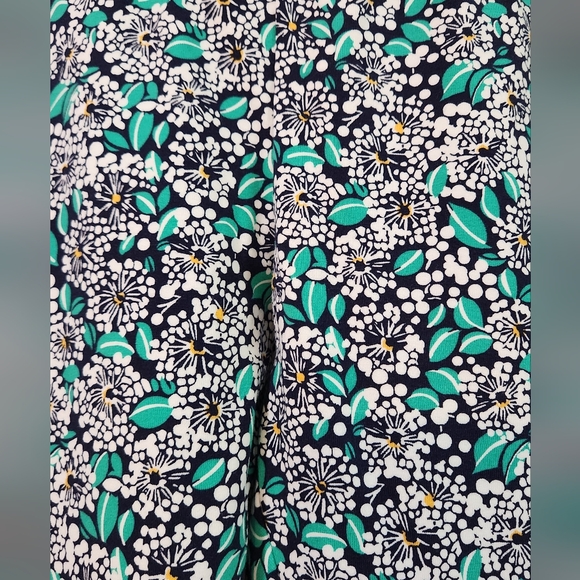 Women's Lands' End Floral Pants, Size M/P - Picture 6 of 9